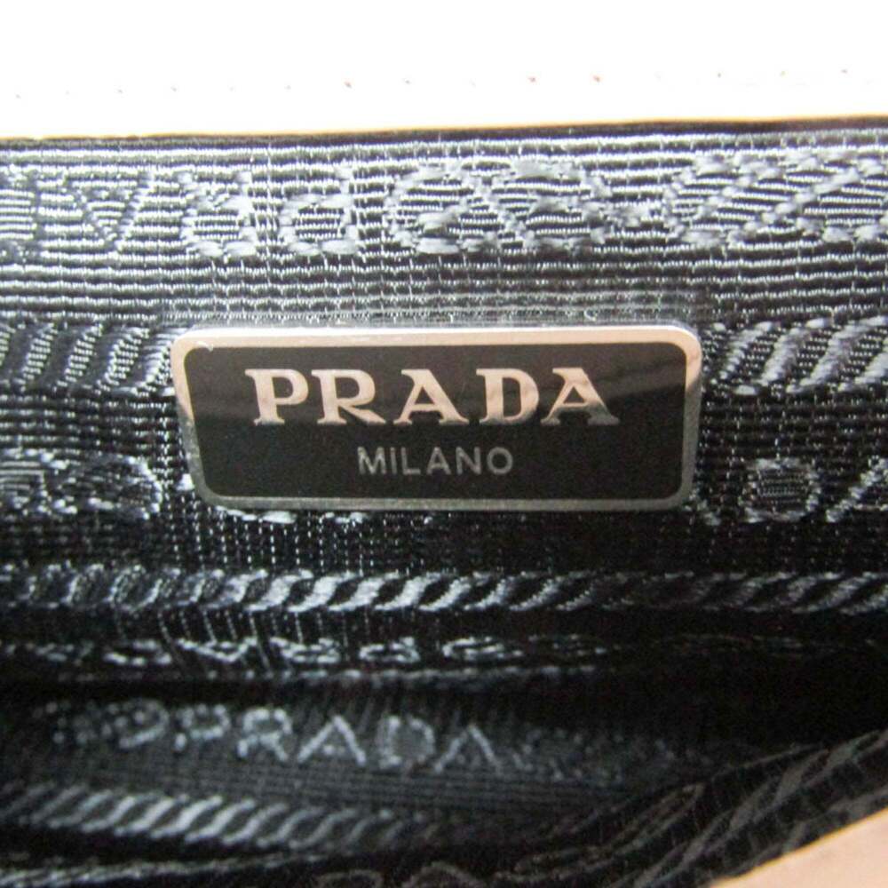 PRADA Cream Leather Saffiano Shoulder Bag - Picture 15 of 16